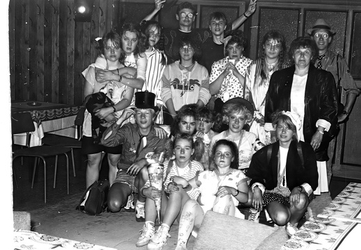 1990-07 Letzter Schultag - Party
